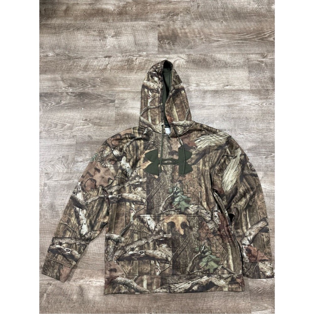 Under Armour Camo Hoodie Size Medium Loose Fit